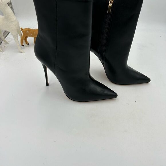 Women’s Saks, Fifth Avenue, leather ankle boots size 40 - Picture 3 of 6